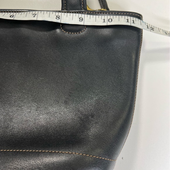 Vintage Coach Bleecker Basket Bag # 9301 in Black Small - Picture 8 of 13